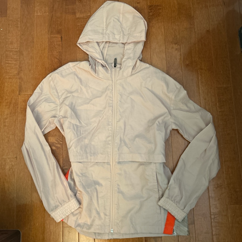 adidas Women's Utility Jacket - Cream and Orange